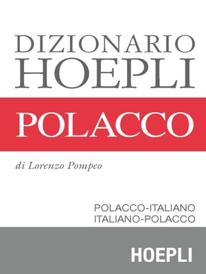 cover image of Dizionario Hoepli Polacco